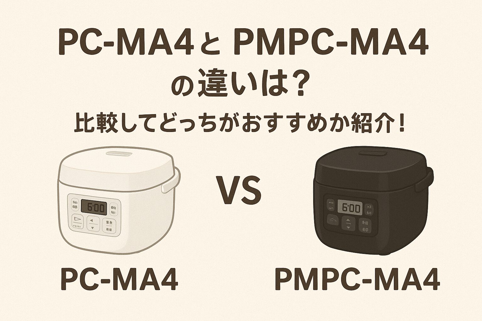 PC-MA4とPMPC-MA4の違いは？比較してどっちがおすすめか紹介！
